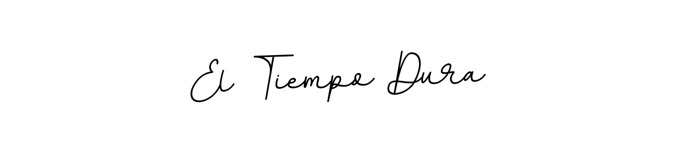 Make a beautiful signature design for name El Tiempo Dura. With this signature (BallpointsItalic-DORy9) style, you can create a handwritten signature for free. El Tiempo Dura signature style 11 images and pictures png