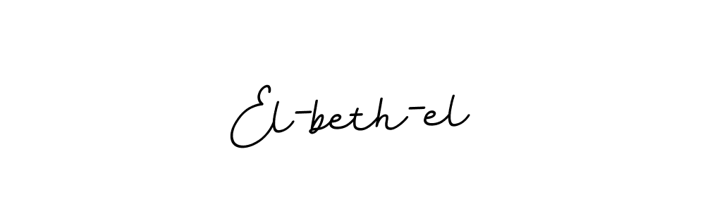 You should practise on your own different ways (BallpointsItalic-DORy9) to write your name (El-beth-el) in signature. don't let someone else do it for you. El-beth-el signature style 11 images and pictures png