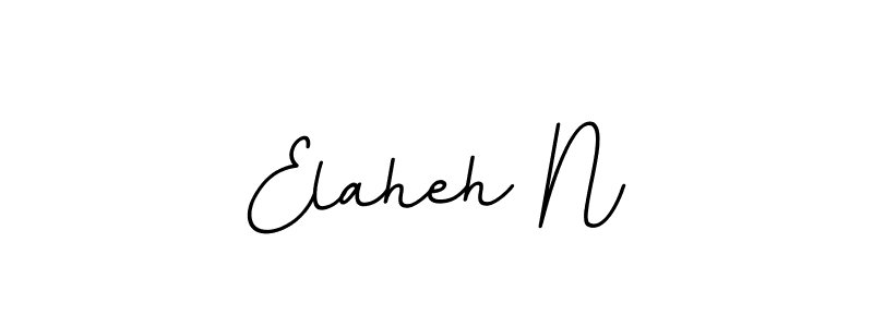 Make a beautiful signature design for name Elaheh N. With this signature (BallpointsItalic-DORy9) style, you can create a handwritten signature for free. Elaheh N signature style 11 images and pictures png