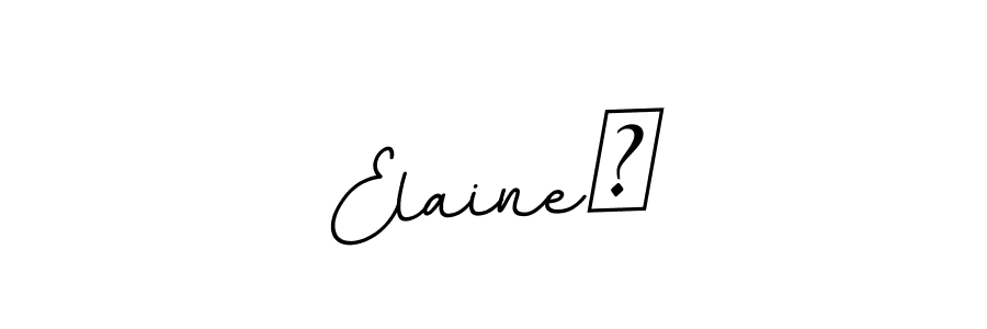 Here are the top 10 professional signature styles for the name Elaine❤. These are the best autograph styles you can use for your name. Elaine❤ signature style 11 images and pictures png
