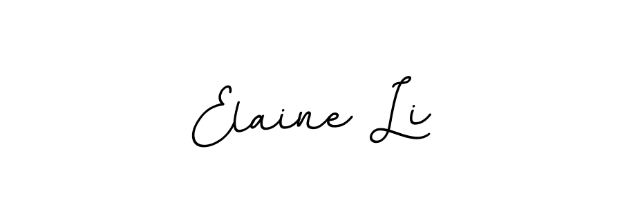 if you are searching for the best signature style for your name Elaine Li. so please give up your signature search. here we have designed multiple signature styles  using BallpointsItalic-DORy9. Elaine Li signature style 11 images and pictures png