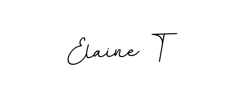 BallpointsItalic-DORy9 is a professional signature style that is perfect for those who want to add a touch of class to their signature. It is also a great choice for those who want to make their signature more unique. Get Elaine T name to fancy signature for free. Elaine T signature style 11 images and pictures png