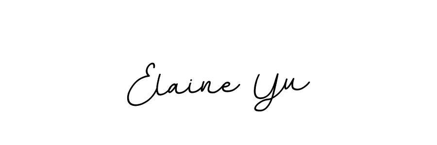 BallpointsItalic-DORy9 is a professional signature style that is perfect for those who want to add a touch of class to their signature. It is also a great choice for those who want to make their signature more unique. Get Elaine Yu name to fancy signature for free. Elaine Yu signature style 11 images and pictures png
