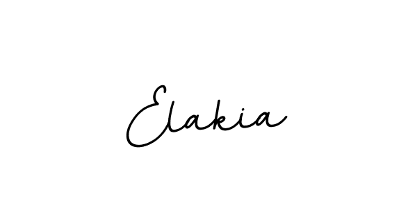 Make a beautiful signature design for name Elakia. With this signature (BallpointsItalic-DORy9) style, you can create a handwritten signature for free. Elakia signature style 11 images and pictures png