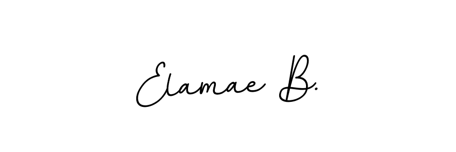 How to Draw Elamae B. signature style? BallpointsItalic-DORy9 is a latest design signature styles for name Elamae B.. Elamae B. signature style 11 images and pictures png