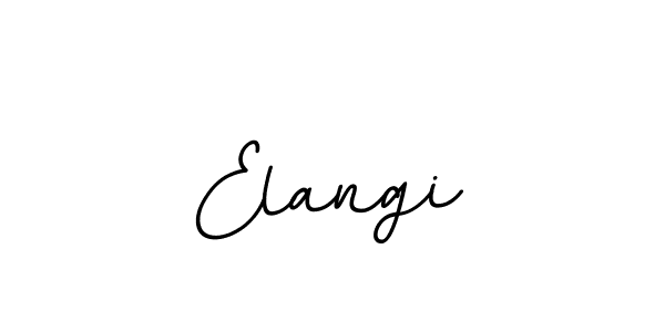 How to make Elangi name signature. Use BallpointsItalic-DORy9 style for creating short signs online. This is the latest handwritten sign. Elangi signature style 11 images and pictures png