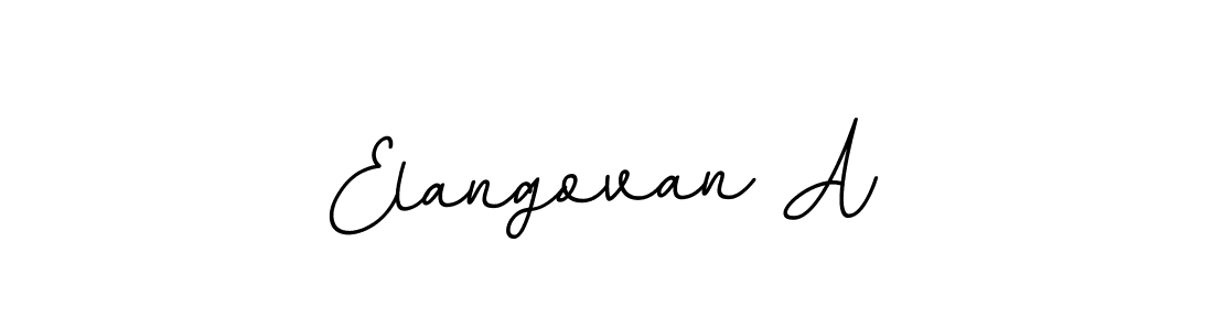 if you are searching for the best signature style for your name Elangovan A. so please give up your signature search. here we have designed multiple signature styles  using BallpointsItalic-DORy9. Elangovan A signature style 11 images and pictures png