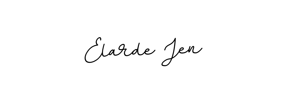 Make a beautiful signature design for name Elarde Jen. With this signature (BallpointsItalic-DORy9) style, you can create a handwritten signature for free. Elarde Jen signature style 11 images and pictures png