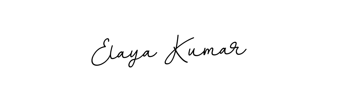 Create a beautiful signature design for name Elaya Kumar. With this signature (BallpointsItalic-DORy9) fonts, you can make a handwritten signature for free. Elaya Kumar signature style 11 images and pictures png