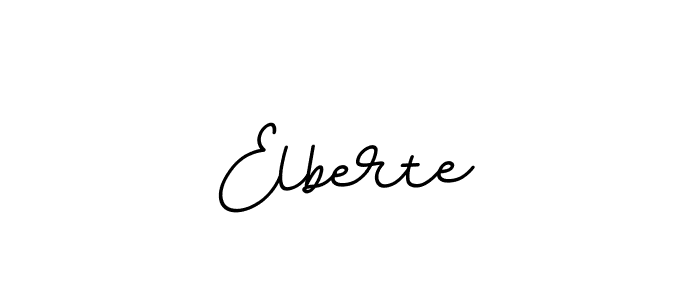 You should practise on your own different ways (BallpointsItalic-DORy9) to write your name (Elberte) in signature. don't let someone else do it for you. Elberte signature style 11 images and pictures png