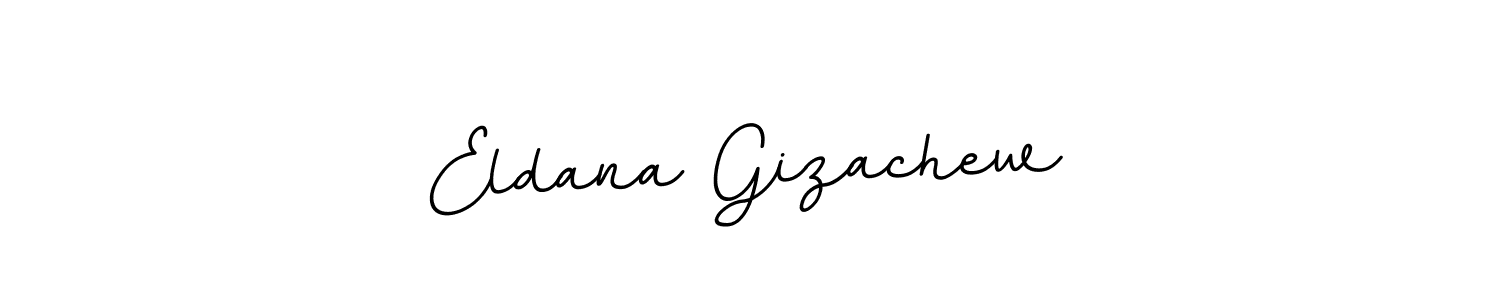 Design your own signature with our free online signature maker. With this signature software, you can create a handwritten (BallpointsItalic-DORy9) signature for name Eldana Gizachew. Eldana Gizachew signature style 11 images and pictures png