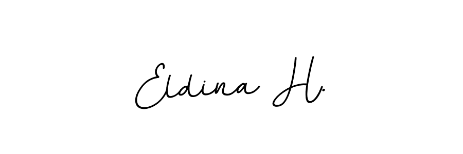 BallpointsItalic-DORy9 is a professional signature style that is perfect for those who want to add a touch of class to their signature. It is also a great choice for those who want to make their signature more unique. Get Eldina H. name to fancy signature for free. Eldina H. signature style 11 images and pictures png