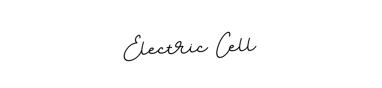 Use a signature maker to create a handwritten signature online. With this signature software, you can design (BallpointsItalic-DORy9) your own signature for name Electric Cell. Electric Cell signature style 11 images and pictures png