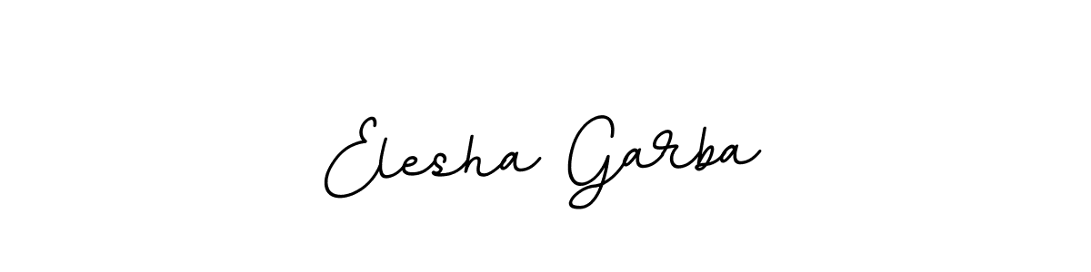 Design your own signature with our free online signature maker. With this signature software, you can create a handwritten (BallpointsItalic-DORy9) signature for name Elesha Garba. Elesha Garba signature style 11 images and pictures png