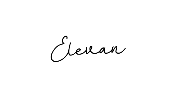 Use a signature maker to create a handwritten signature online. With this signature software, you can design (BallpointsItalic-DORy9) your own signature for name Elevan. Elevan signature style 11 images and pictures png