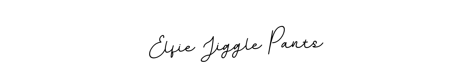 Make a beautiful signature design for name Elfie Jiggle Pants. Use this online signature maker to create a handwritten signature for free. Elfie Jiggle Pants signature style 11 images and pictures png