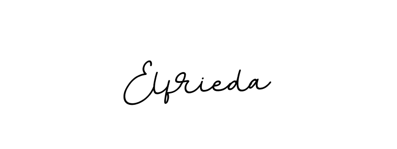 Use a signature maker to create a handwritten signature online. With this signature software, you can design (BallpointsItalic-DORy9) your own signature for name Elfrieda. Elfrieda signature style 11 images and pictures png