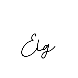 Create a beautiful signature design for name Elg. With this signature (BallpointsItalic-DORy9) fonts, you can make a handwritten signature for free. Elg signature style 11 images and pictures png