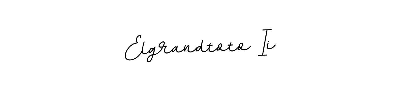 Here are the top 10 professional signature styles for the name Elgrandtoto Ii. These are the best autograph styles you can use for your name. Elgrandtoto Ii signature style 11 images and pictures png