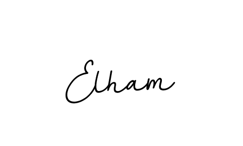 It looks lik you need a new signature style for name Elham. Design unique handwritten (BallpointsItalic-DORy9) signature with our free signature maker in just a few clicks. Elham signature style 11 images and pictures png