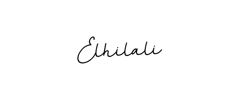 You should practise on your own different ways (BallpointsItalic-DORy9) to write your name (Elhilali) in signature. don't let someone else do it for you. Elhilali signature style 11 images and pictures png