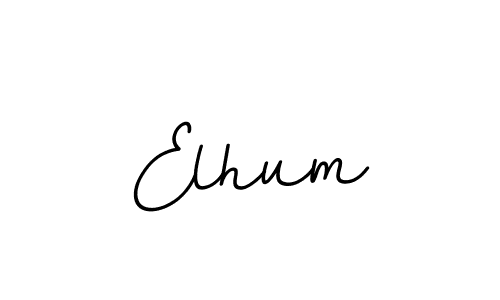 Elhum stylish signature style. Best Handwritten Sign (BallpointsItalic-DORy9) for my name. Handwritten Signature Collection Ideas for my name Elhum. Elhum signature style 11 images and pictures png