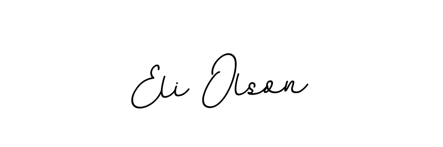 You should practise on your own different ways (BallpointsItalic-DORy9) to write your name (Eli Olson) in signature. don't let someone else do it for you. Eli Olson signature style 11 images and pictures png