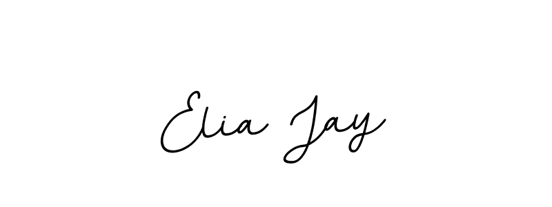 Make a beautiful signature design for name Elia Jay. With this signature (BallpointsItalic-DORy9) style, you can create a handwritten signature for free. Elia Jay signature style 11 images and pictures png