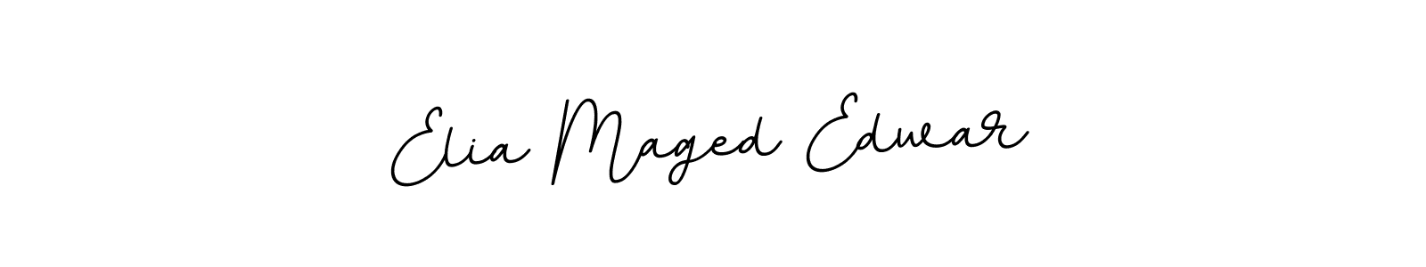 You should practise on your own different ways (BallpointsItalic-DORy9) to write your name (Elia Maged Edwar) in signature. don't let someone else do it for you. Elia Maged Edwar signature style 11 images and pictures png