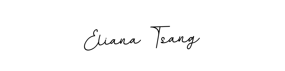 Design your own signature with our free online signature maker. With this signature software, you can create a handwritten (BallpointsItalic-DORy9) signature for name Eliana Tsang. Eliana Tsang signature style 11 images and pictures png