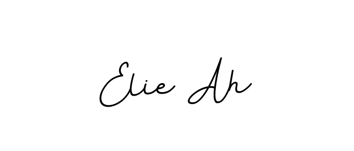 Also You can easily find your signature by using the search form. We will create Elie Ah name handwritten signature images for you free of cost using BallpointsItalic-DORy9 sign style. Elie Ah signature style 11 images and pictures png
