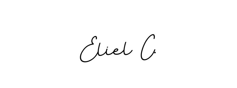 Make a beautiful signature design for name Eliel C.. Use this online signature maker to create a handwritten signature for free. Eliel C. signature style 11 images and pictures png