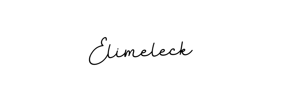 Make a beautiful signature design for name Elimeleck. With this signature (BallpointsItalic-DORy9) style, you can create a handwritten signature for free. Elimeleck signature style 11 images and pictures png