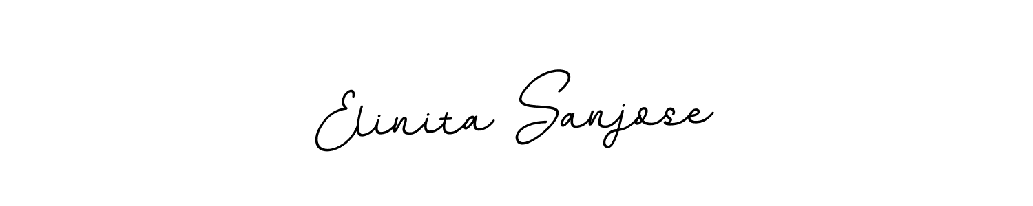 Make a beautiful signature design for name Elinita Sanjose. Use this online signature maker to create a handwritten signature for free. Elinita Sanjose signature style 11 images and pictures png