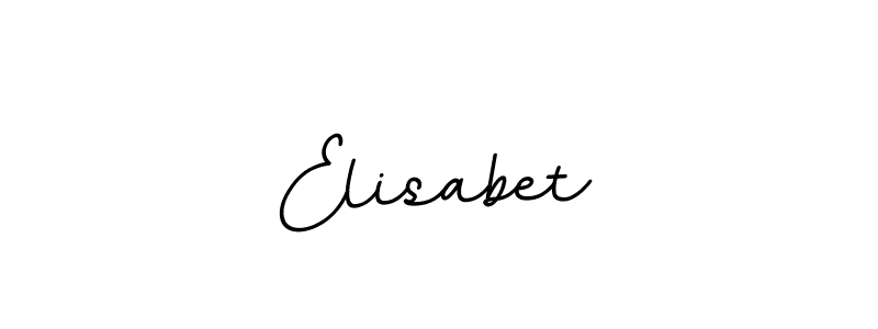 You should practise on your own different ways (BallpointsItalic-DORy9) to write your name (Elisabet) in signature. don't let someone else do it for you. Elisabet signature style 11 images and pictures png