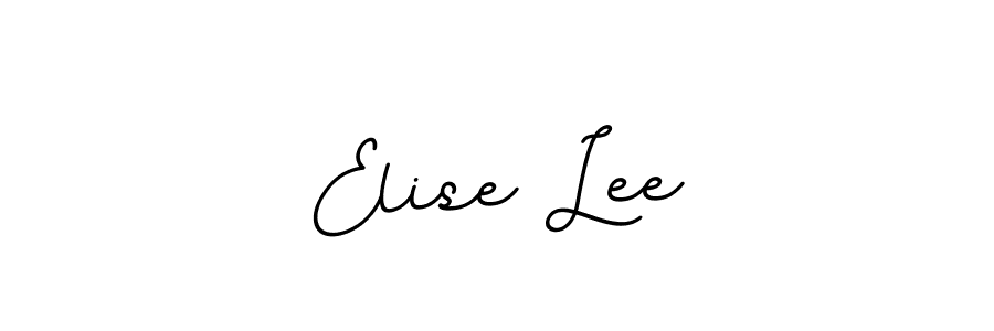 Design your own signature with our free online signature maker. With this signature software, you can create a handwritten (BallpointsItalic-DORy9) signature for name Elise Lee. Elise Lee signature style 11 images and pictures png