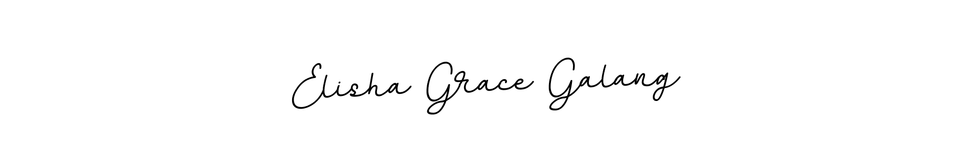 Design your own signature with our free online signature maker. With this signature software, you can create a handwritten (BallpointsItalic-DORy9) signature for name Elisha Grace Galang. Elisha Grace Galang signature style 11 images and pictures png