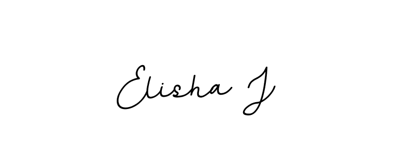 It looks lik you need a new signature style for name Elisha J. Design unique handwritten (BallpointsItalic-DORy9) signature with our free signature maker in just a few clicks. Elisha J signature style 11 images and pictures png