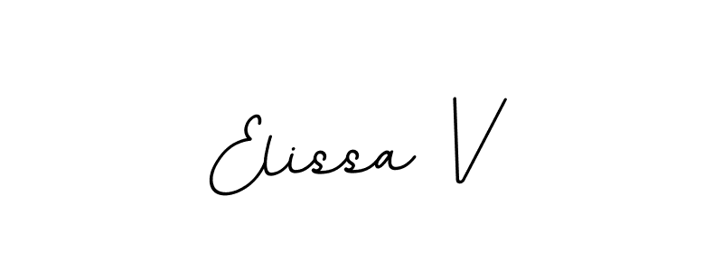 Here are the top 10 professional signature styles for the name Elissa V. These are the best autograph styles you can use for your name. Elissa V signature style 11 images and pictures png