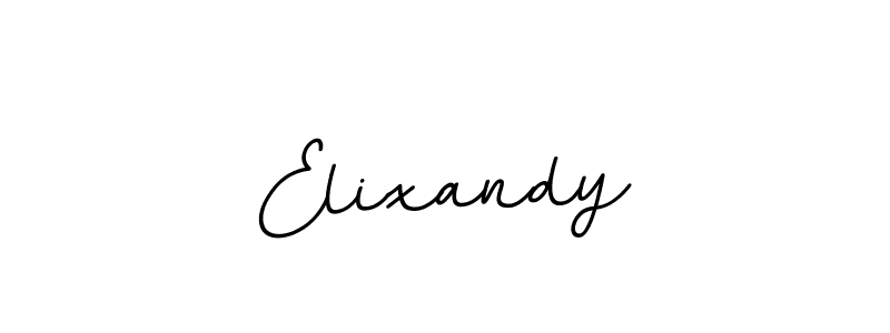 Design your own signature with our free online signature maker. With this signature software, you can create a handwritten (BallpointsItalic-DORy9) signature for name Elixandy. Elixandy signature style 11 images and pictures png