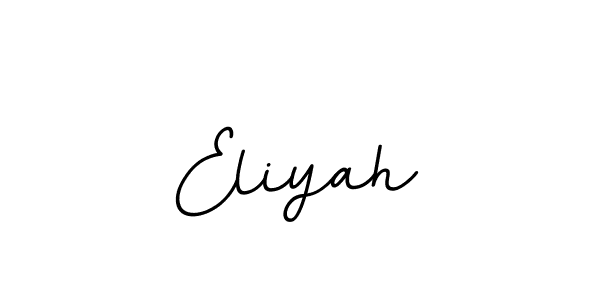 Use a signature maker to create a handwritten signature online. With this signature software, you can design (BallpointsItalic-DORy9) your own signature for name Eliyah. Eliyah signature style 11 images and pictures png