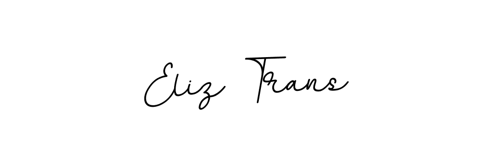 Also You can easily find your signature by using the search form. We will create Eliz Trans name handwritten signature images for you free of cost using BallpointsItalic-DORy9 sign style. Eliz Trans signature style 11 images and pictures png