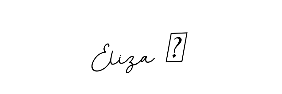 Create a beautiful signature design for name Eliza ☆. With this signature (BallpointsItalic-DORy9) fonts, you can make a handwritten signature for free. Eliza ☆ signature style 11 images and pictures png