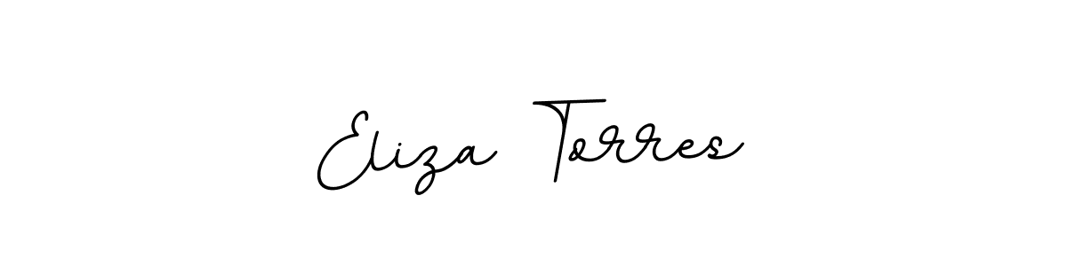 Make a beautiful signature design for name Eliza Torres. With this signature (BallpointsItalic-DORy9) style, you can create a handwritten signature for free. Eliza Torres signature style 11 images and pictures png