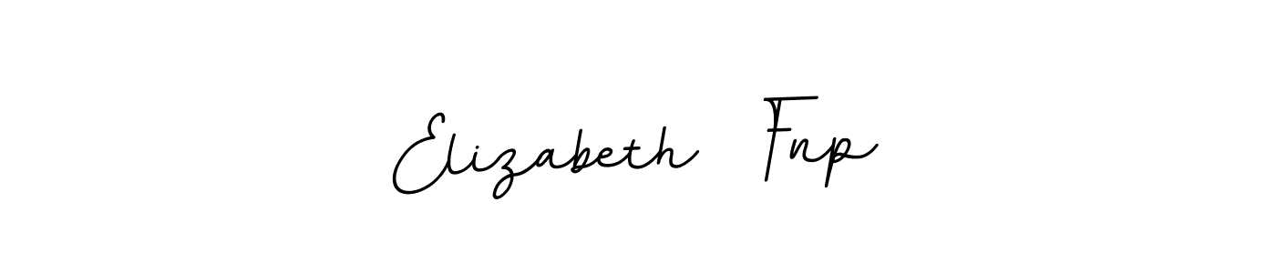 Elizabeth  Fnp stylish signature style. Best Handwritten Sign (BallpointsItalic-DORy9) for my name. Handwritten Signature Collection Ideas for my name Elizabeth  Fnp. Elizabeth  Fnp signature style 11 images and pictures png