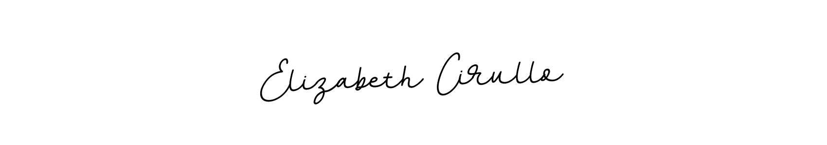 Create a beautiful signature design for name Elizabeth Cirullo. With this signature (BallpointsItalic-DORy9) fonts, you can make a handwritten signature for free. Elizabeth Cirullo signature style 11 images and pictures png