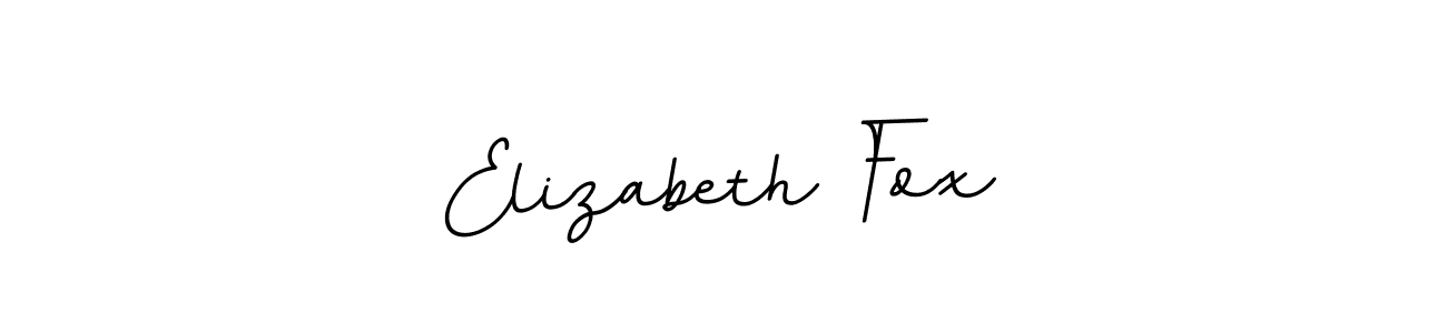 This is the best signature style for the Elizabeth Fox name. Also you like these signature font (BallpointsItalic-DORy9). Mix name signature. Elizabeth Fox signature style 11 images and pictures png