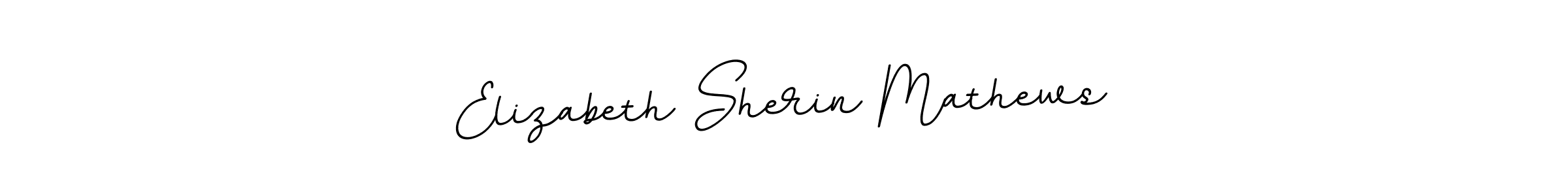Make a beautiful signature design for name Elizabeth Sherin Mathews. Use this online signature maker to create a handwritten signature for free. Elizabeth Sherin Mathews signature style 11 images and pictures png