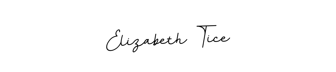 You should practise on your own different ways (BallpointsItalic-DORy9) to write your name (Elizabeth Tice) in signature. don't let someone else do it for you. Elizabeth Tice signature style 11 images and pictures png