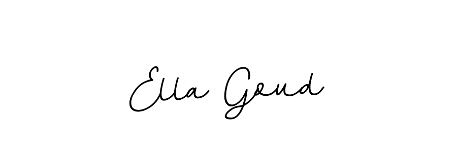 Use a signature maker to create a handwritten signature online. With this signature software, you can design (BallpointsItalic-DORy9) your own signature for name Ella Goud. Ella Goud signature style 11 images and pictures png